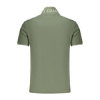 Green Cotton Men's Polo