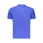 Blue Cotton Men's Polo