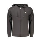 Black Cotton Men's Hoodie