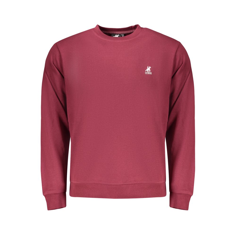 Red Cotton Men's Sweatshirt