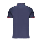 Blue Cotton Men's Polo