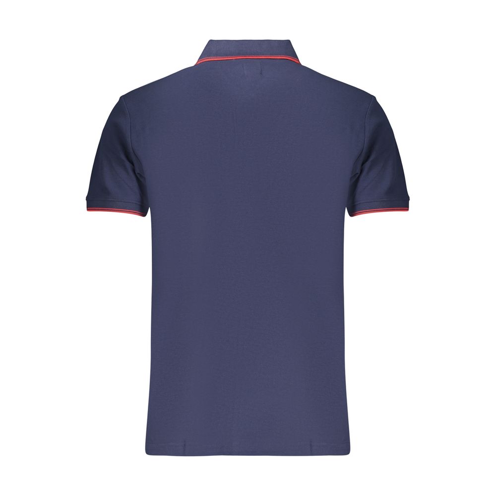 Blue Cotton Men's Polo