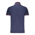 Blue Cotton Men's Polo