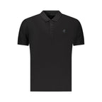 Black Cotton Men's Polo
