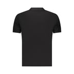 Black Cotton Men's Polo