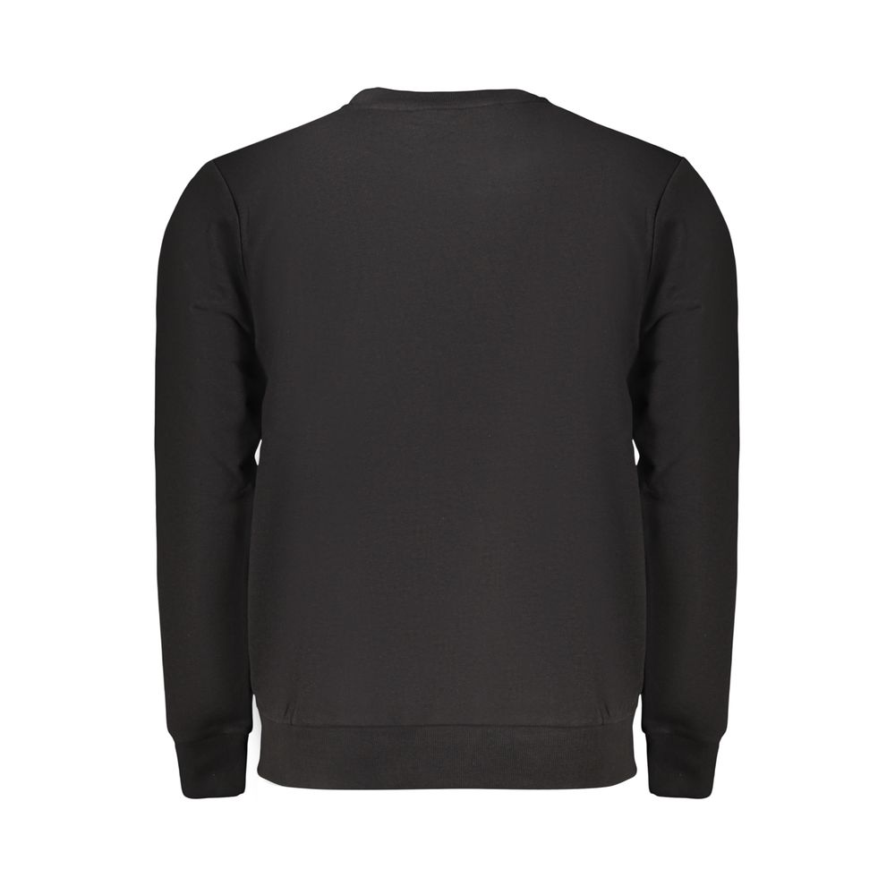 Black Cotton Men's Sweatshirt