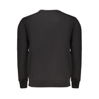 Black Cotton Men's Sweatshirt