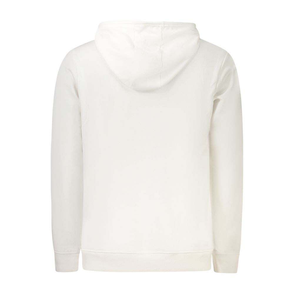 White Cotton Men Sweatshirt