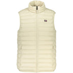 Beige Polyester Mens Vest