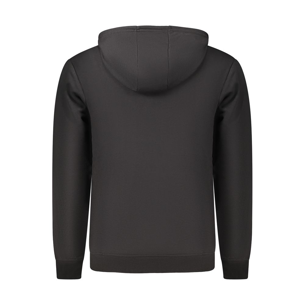 Black Cotton Men's Sweatshirt