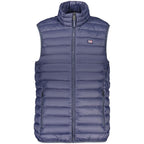 Blue Polyester Men's Jacket