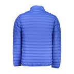 Blue Polyamide Men Jacket