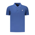 Blue Cotton Men's Polo Shirt