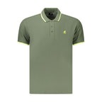 Green Cotton Men's Polo