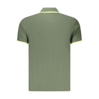 Green Cotton Men's Polo