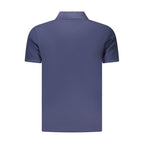 Blue Cotton Men's Polo Shirt