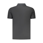 Black Cotton Men's Polo Shirt