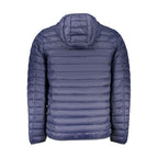 Blaue Polyamid-Herrenjacke