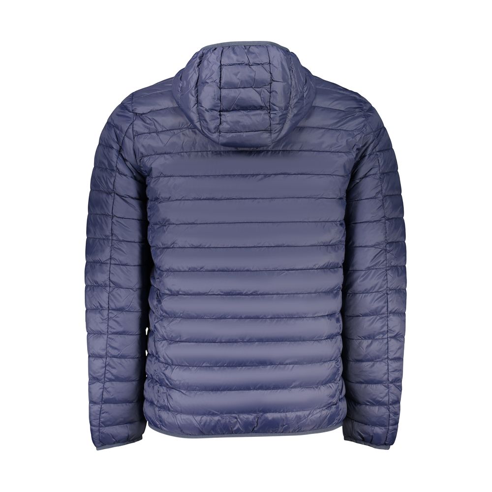 Blaue Polyamid-Herrenjacke