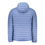 Blue Polyamide Men Jacket