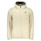 Beige Polyamide Men's Jacket