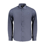 Blue Cotton Men's Shirt