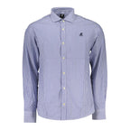 Blue Cotton Men's Shirt