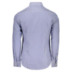 Blue Cotton Men's Shirt