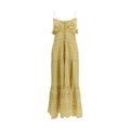 Beige Cotton Casual Dress