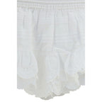 Isabel Marant Étoile White Cotton Bermuda Shorts