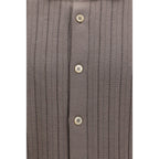 Brown Cotton Polo Shirt