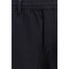 Black Cotton Cargo Pants