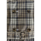 Brown Polyester Trench Coat
