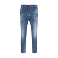 Blue Cotton Jeans Denim