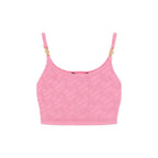 Multicolor Elastane Tank Tops