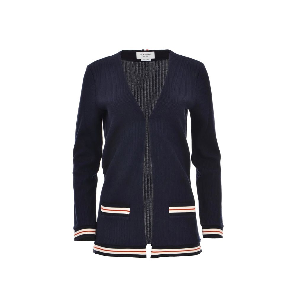 Blue Cotton Cardigan