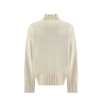 White Silk Sweatshirt