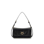 Black Calf Leather Bos Taurus Shoulder Bag