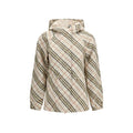 Beige Polyester Shell Jacket