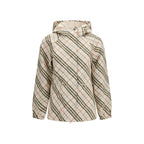 Beige Polyester Shell Jacket