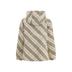 Beige Polyester Shell Jacket
