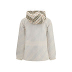 Beige Polyester Shell Jacket