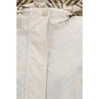Beige Polyester Shell Jacket