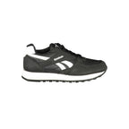 Black Polyester Womens Sneaker