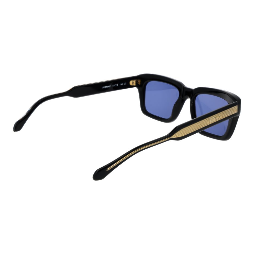 Sonnenbrille aus schwarzem Acetat
