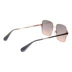 Rose Gold Metal Sunglasses