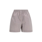 Multicolor Cotton Bermuda Shorts