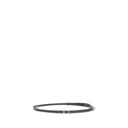 Black Calf Leather Bos Taurus Belt