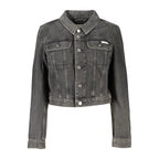 Black Cotton Women's Jacket