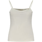 White Cotton Womens Tank